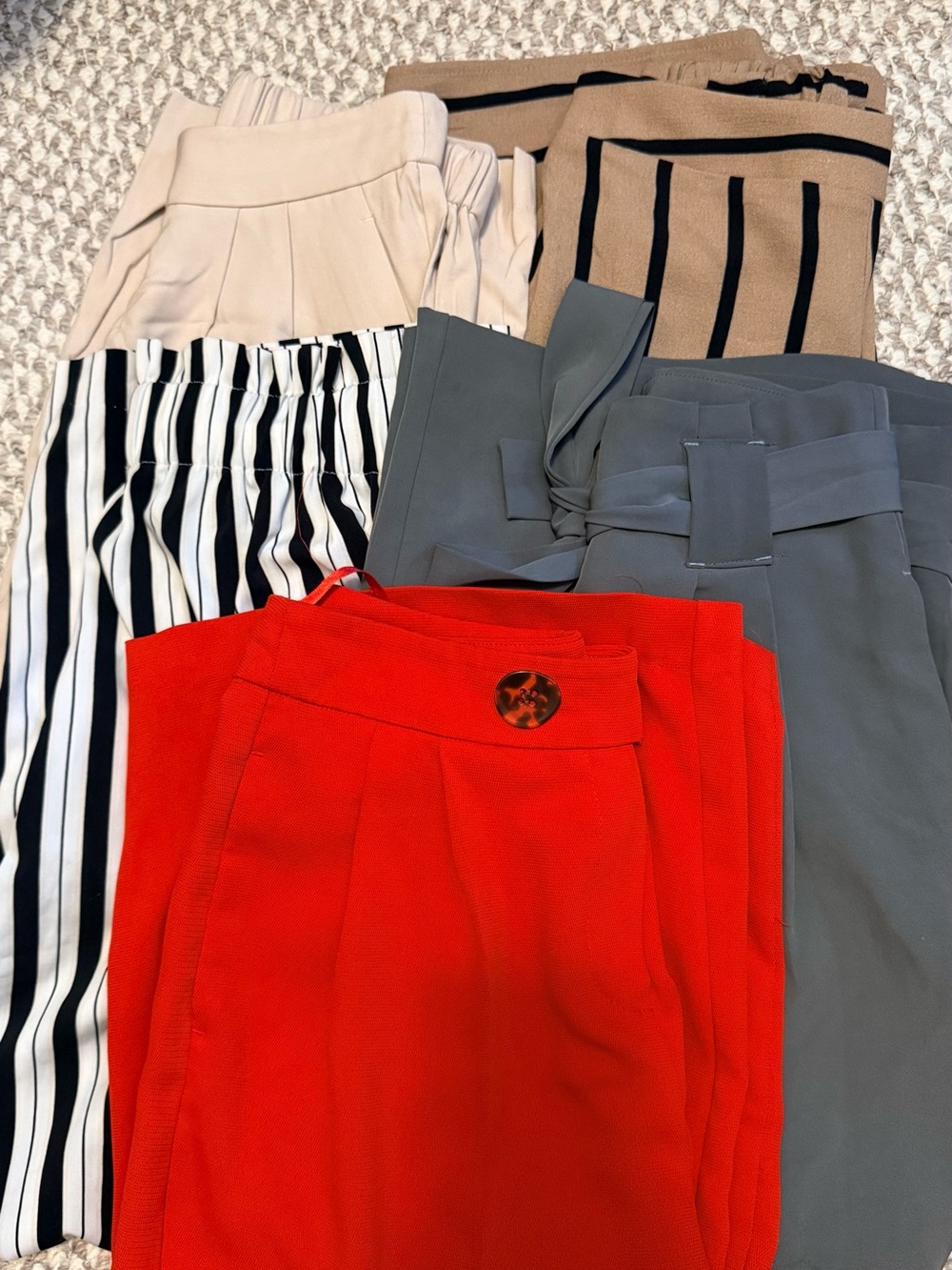 High waisted cropped trouser bundle